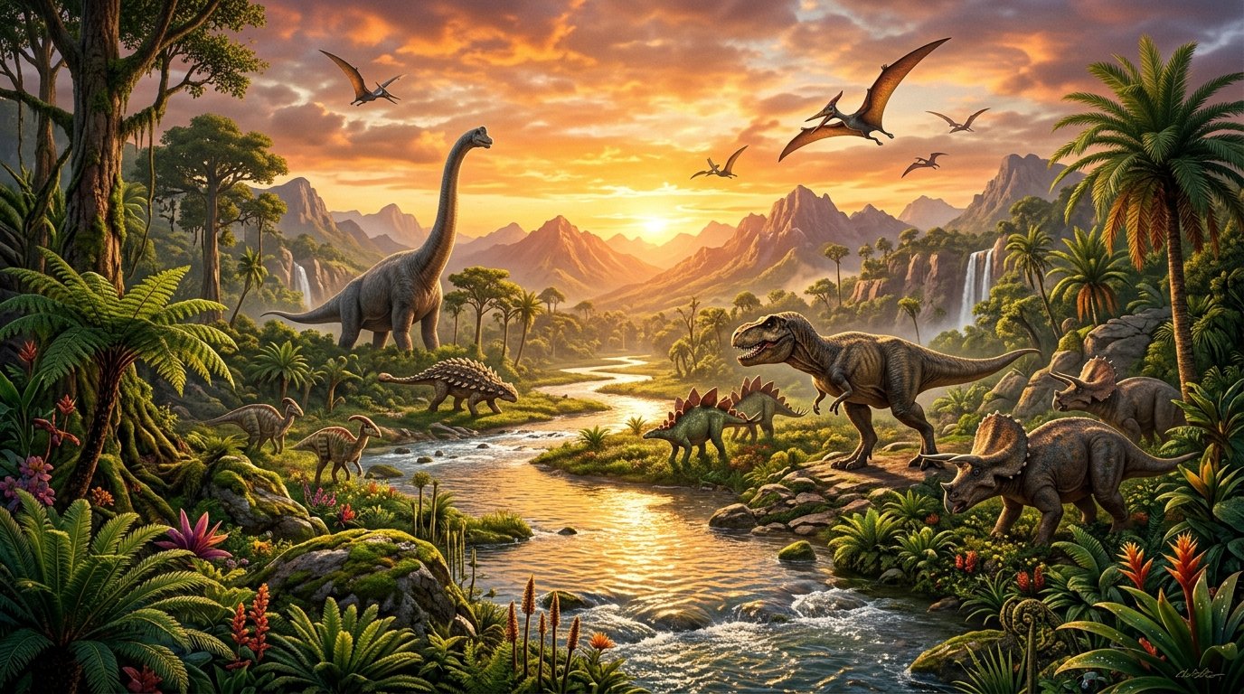 Dinosaur World Background