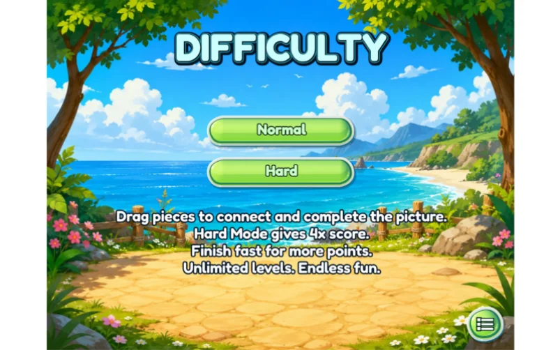Animal Puzzle Game Difficulty