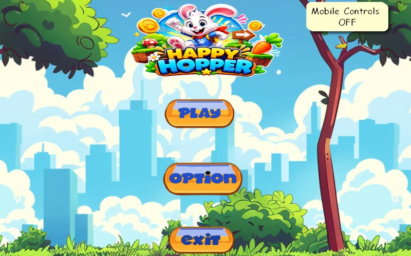 Happy Hopper Main Menu