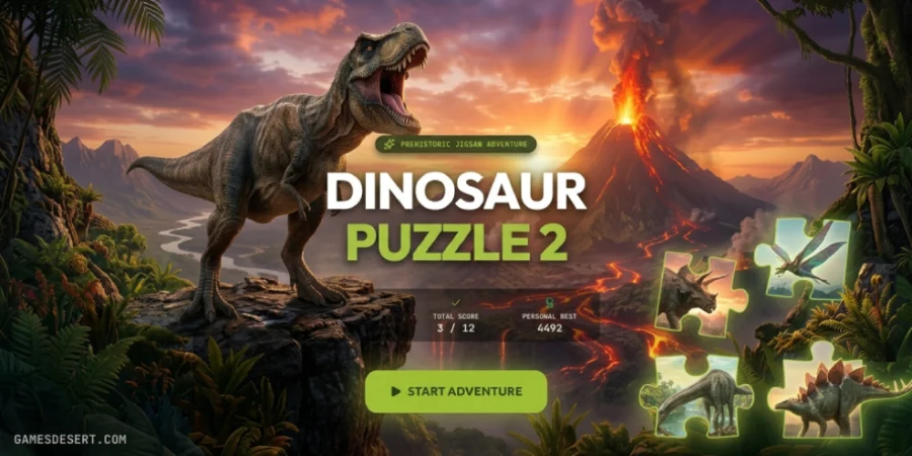 Dinosaur Puzzle 2