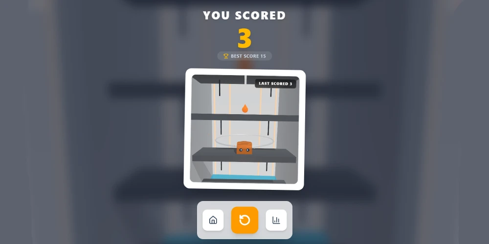 game over screen