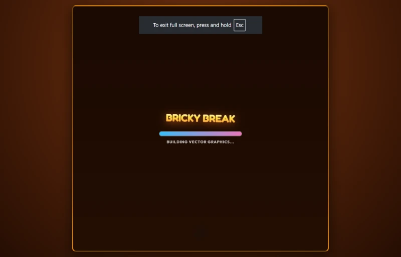 loading screen of game