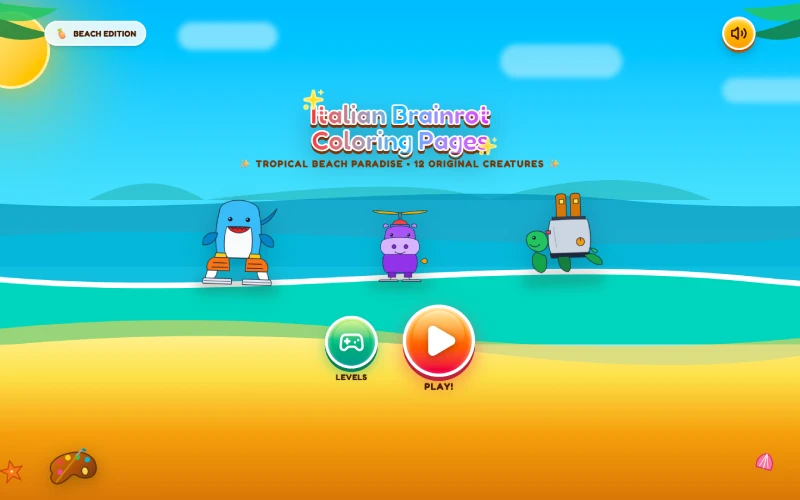 IB game main menu