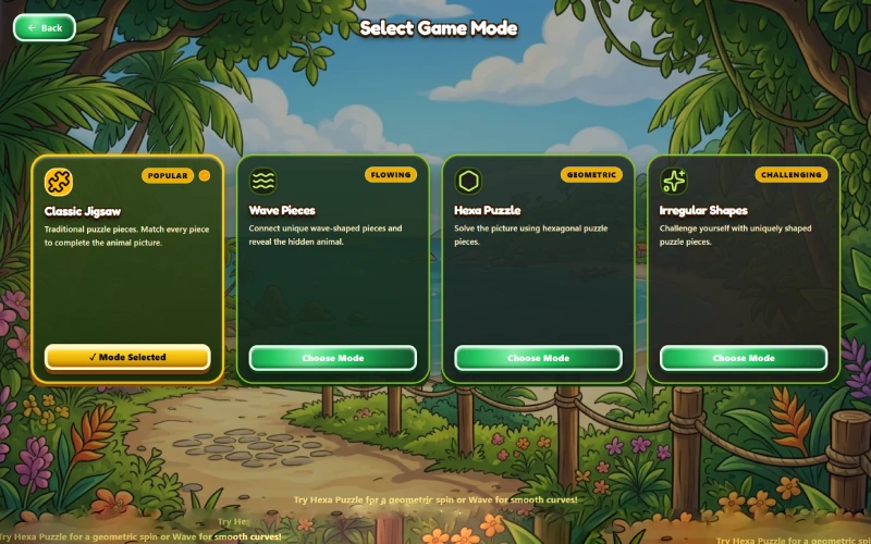 ap game mode selection