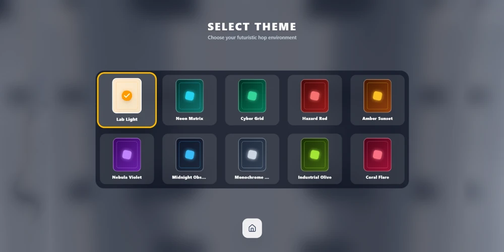 theme selection of jelly hop