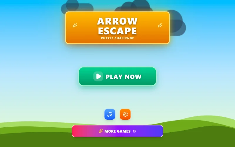 Arrow Escape Game Menu