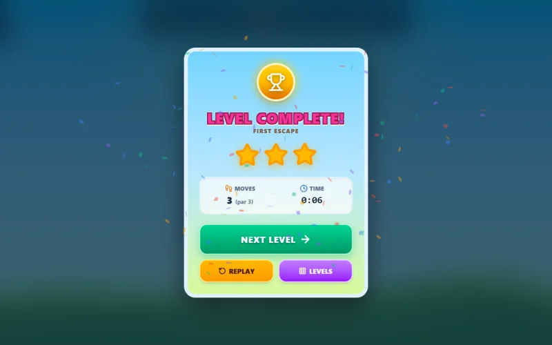 Game Complete Arrow Escape