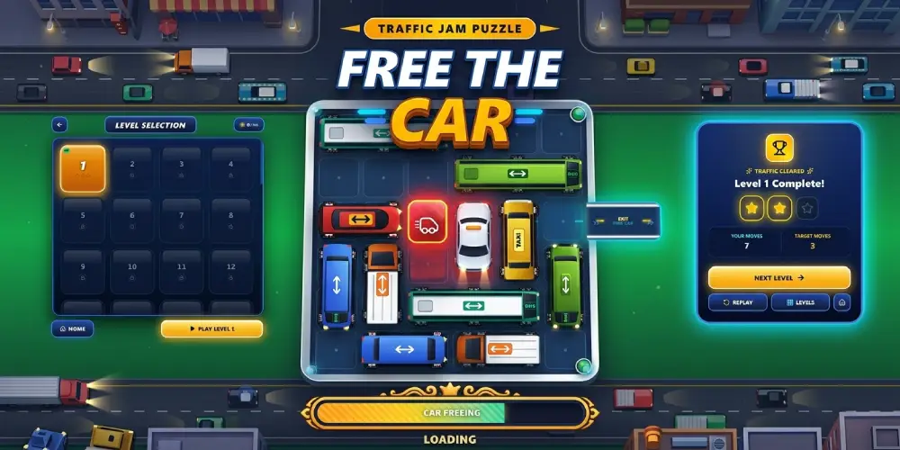 Free The Car Puzzle