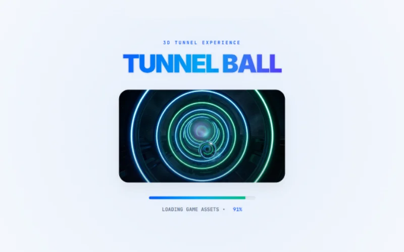 tunnel ball game loading screen