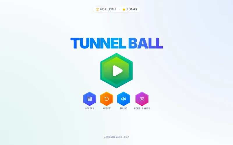 tunnel ball game menu