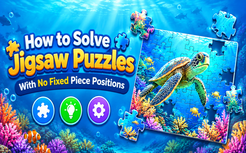 How to Solve Jigsaw Puzzles With No Fixed Piece Positions