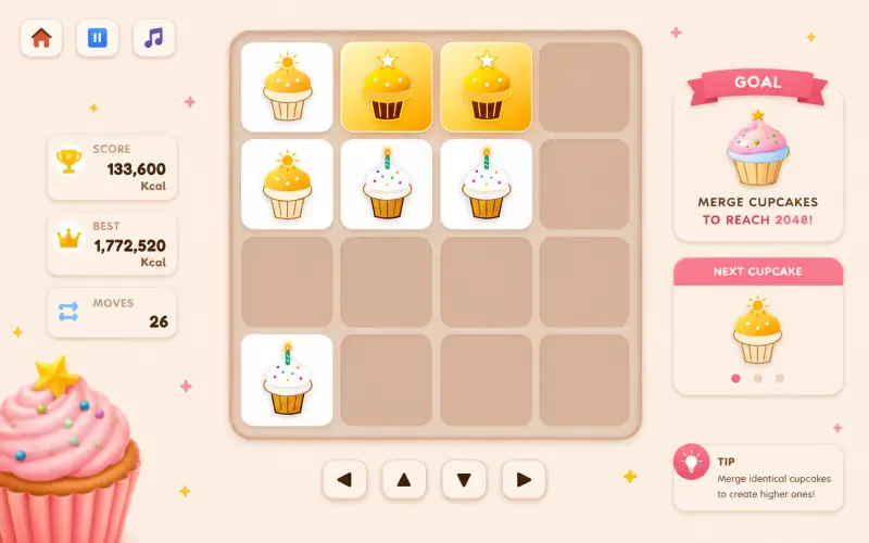 2048 cc gameplay