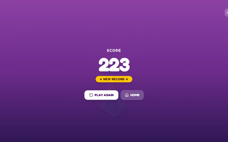 stack rush game over