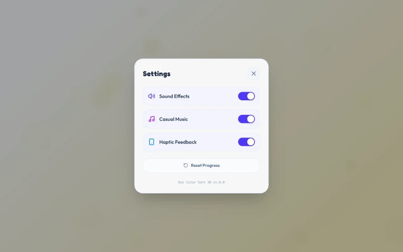 ncs3 game setting panel