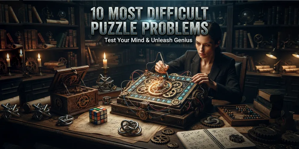 The 10 Most Difficult Puzzle Problems Ever Posed